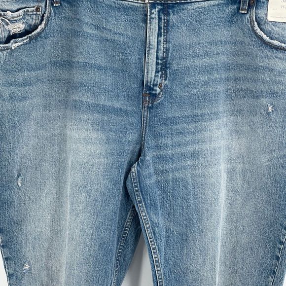 Abercrombie & Fitch 90's Skinny High Rise Jeans Distressed Plus 24 Long New - Picture 6 of 14